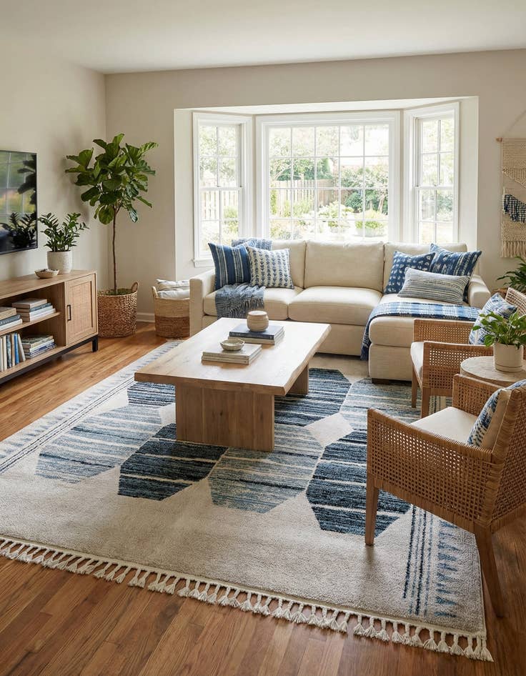 Detail image of 10' x 10' Aramis Square Rug