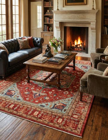 6' 1 x 8' 1 Hand Knotted Ariana Ziegler Rug