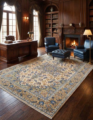8' 4 x 12' 10 Kashmar Wool Rug