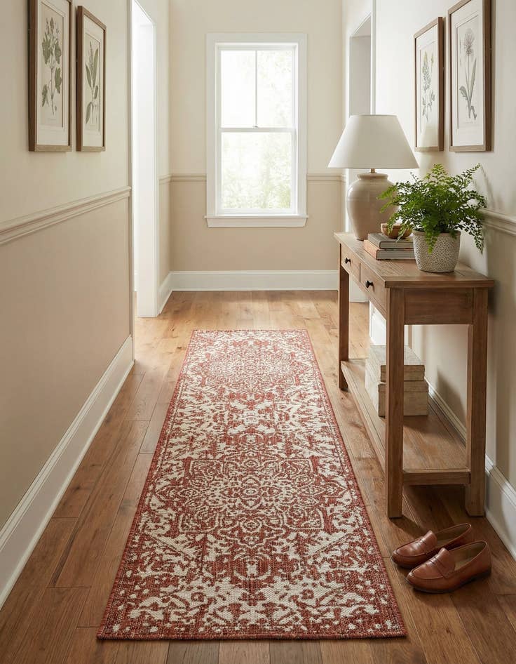 Detail image of 2' x 8' Easy-Clean Jill Zarin Dubai Indoor / Outdoor Runner Rug