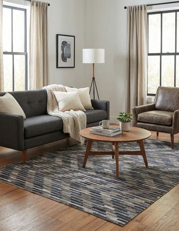 4' x 6' Cowhide Leather Rug