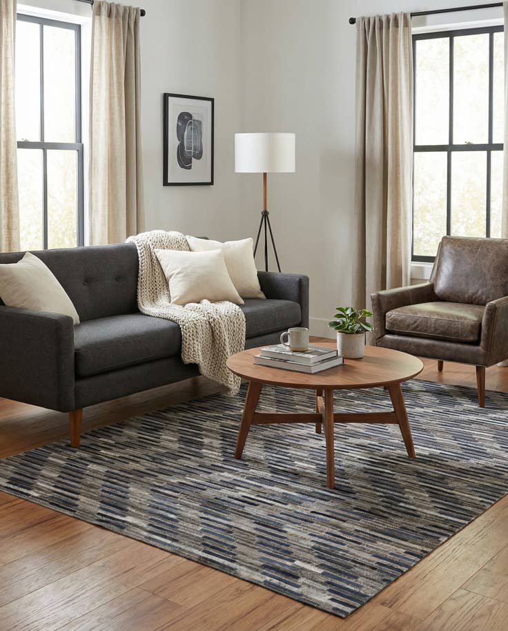 Detail image of 4' x 6' Cowhide Leather Rug