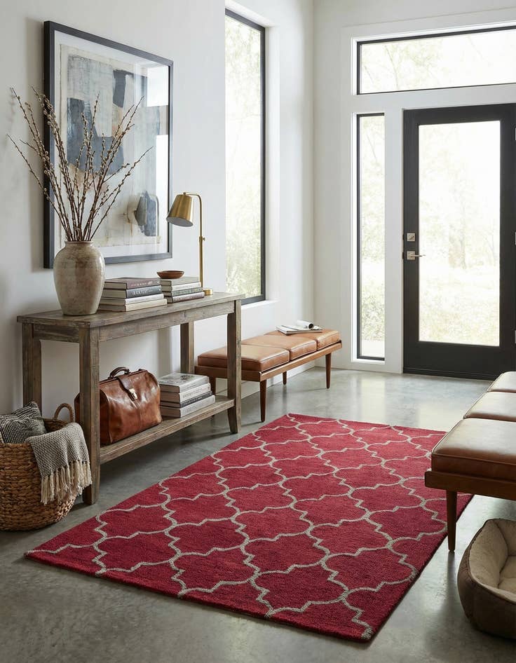 Detail image of 5' x 8' Luna Wool Rug