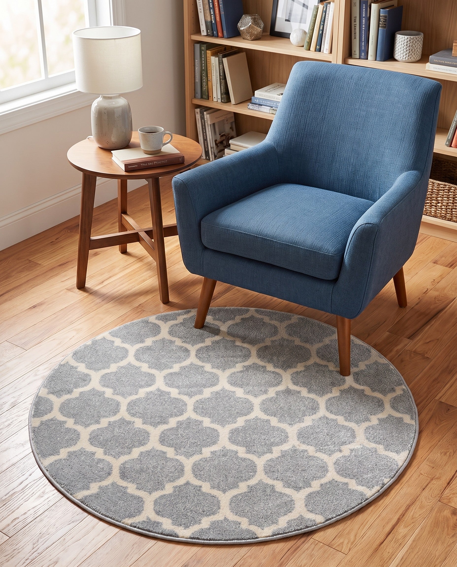 3' x 3' Lattice Round Rug