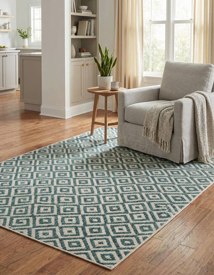 Detail image of 4' x 6'  Washable Jill Zarin Costa Rica Indoor / Outdoor Rug