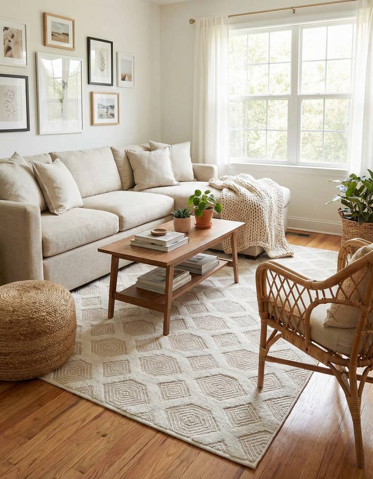 Detail image of 5' 3 x 8' Sabrina Soto Casa Havana Rug