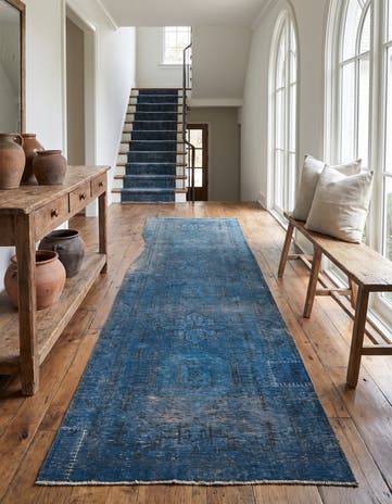 3' 6 x 12' 1 Hand Knotted Ultra Vintage Persian Wool Runner Rug