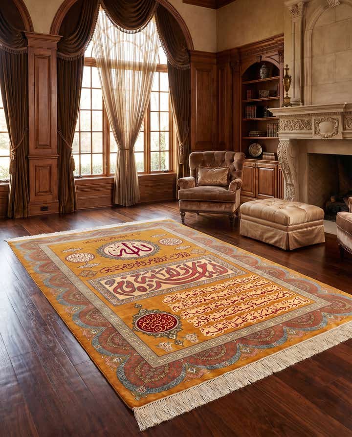130cm x 195cm Ghom Silk Vloerkleed