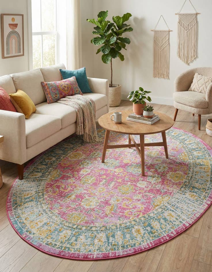 Detail image of 5' 5 x 8' Paragon Oval Rug