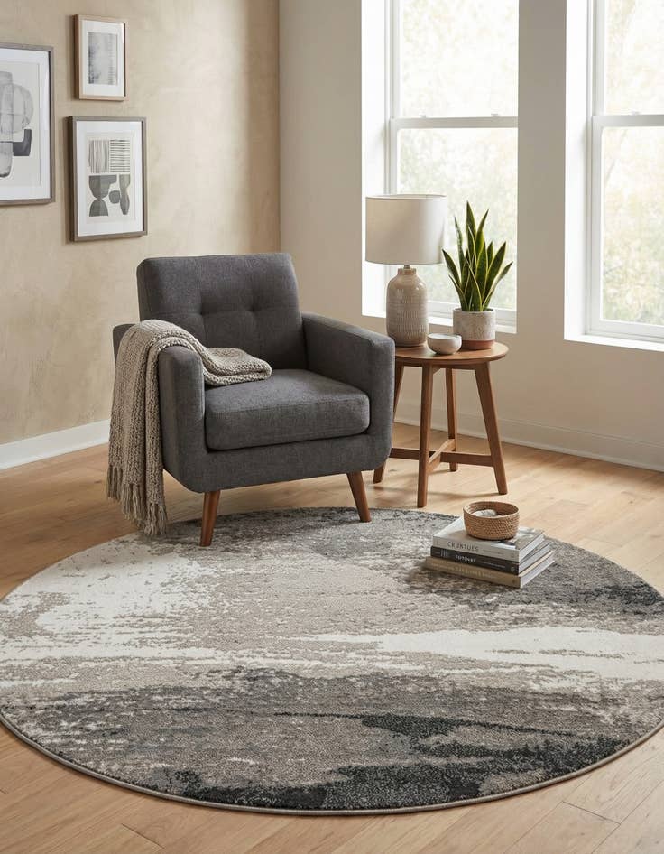 Detail image of 5' x 5' Oslo Round Rug