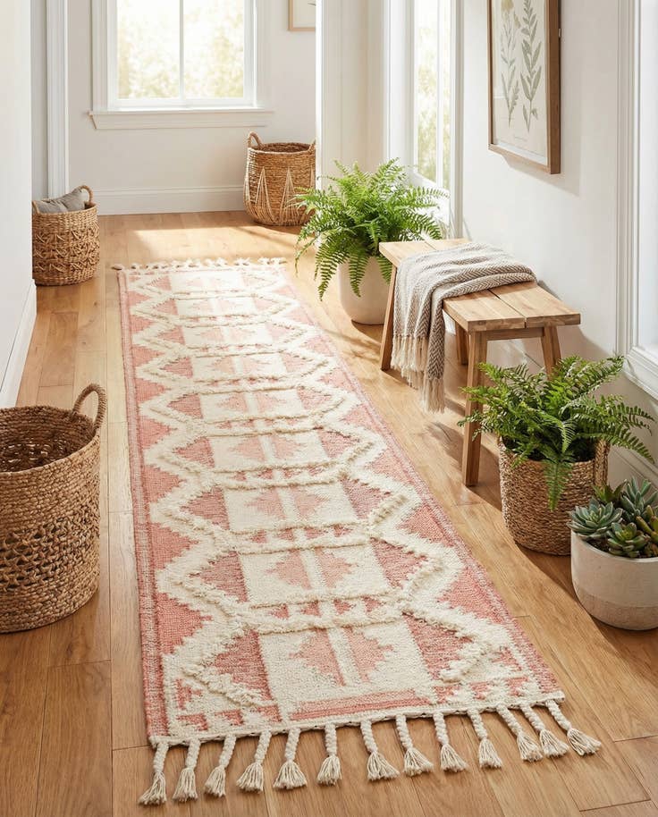 Detail image of 2' 7 x 13' 1 Hand Woven Arizona Wool Runner Rug