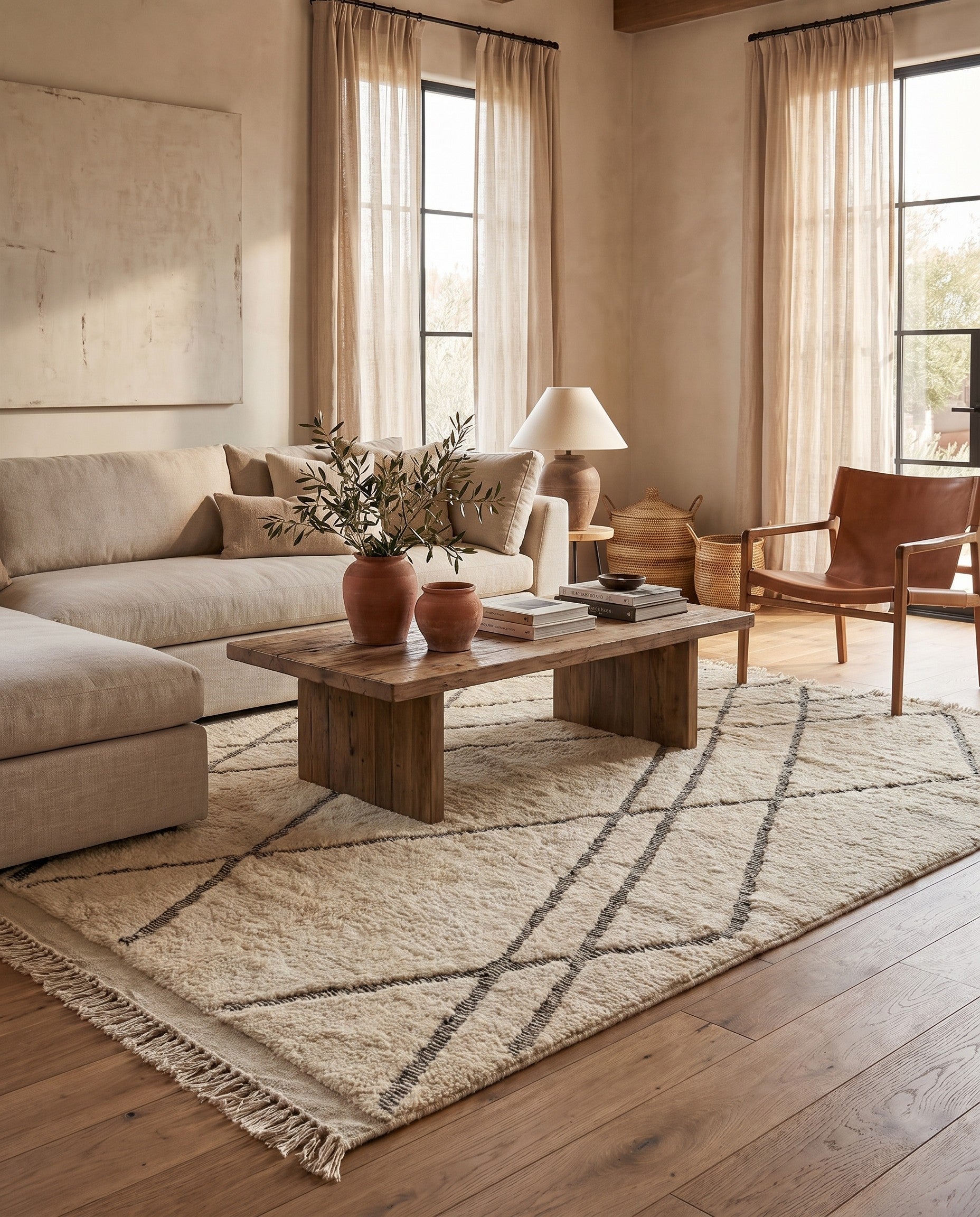 7' 1 x 9' 10 Berber Rug