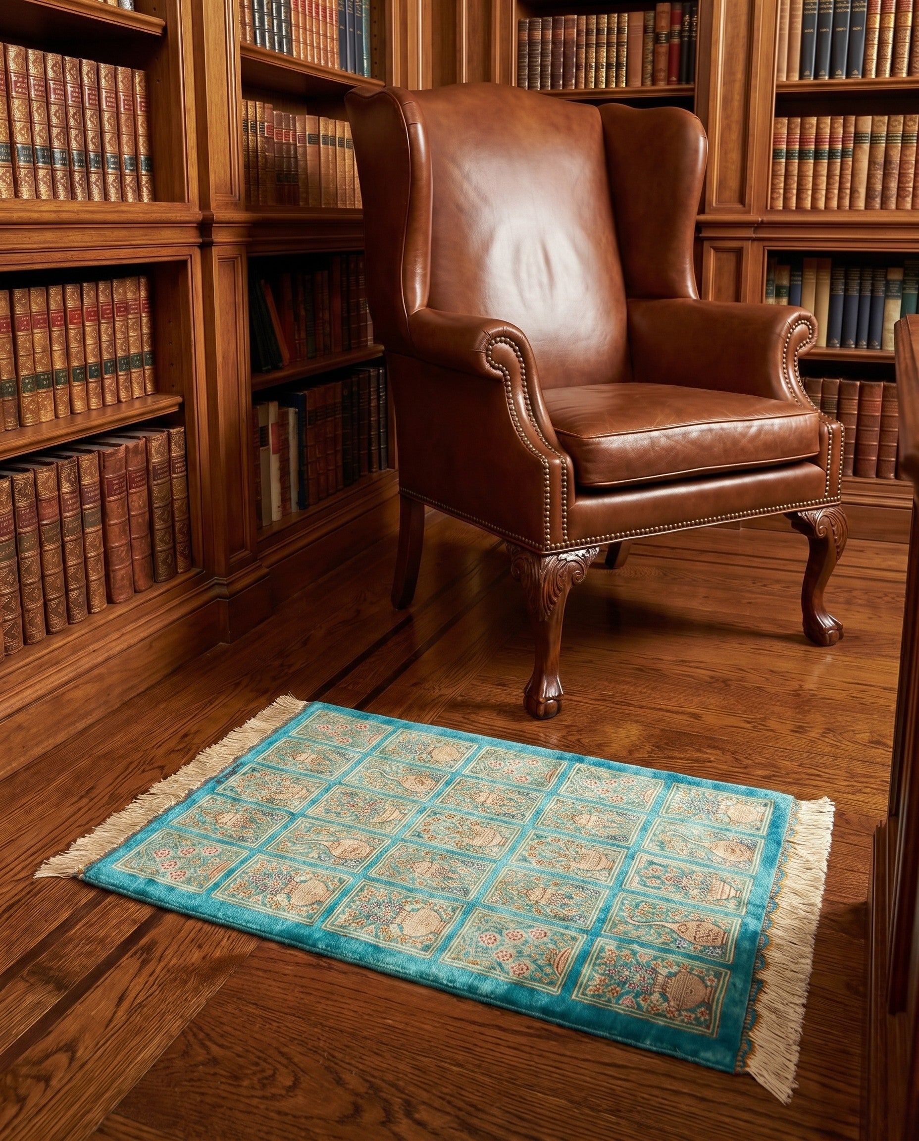 1' 11 x 2' 11 Ghom Silk Rug