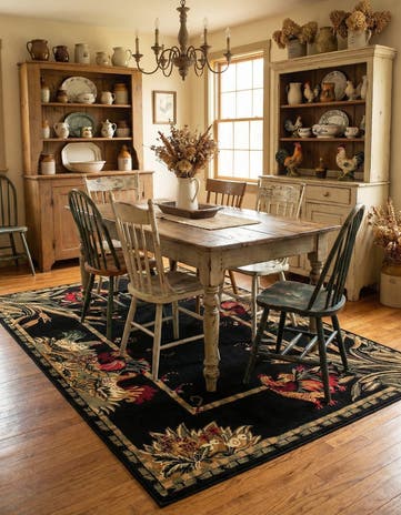 6' x 9' Pastoral Rug
