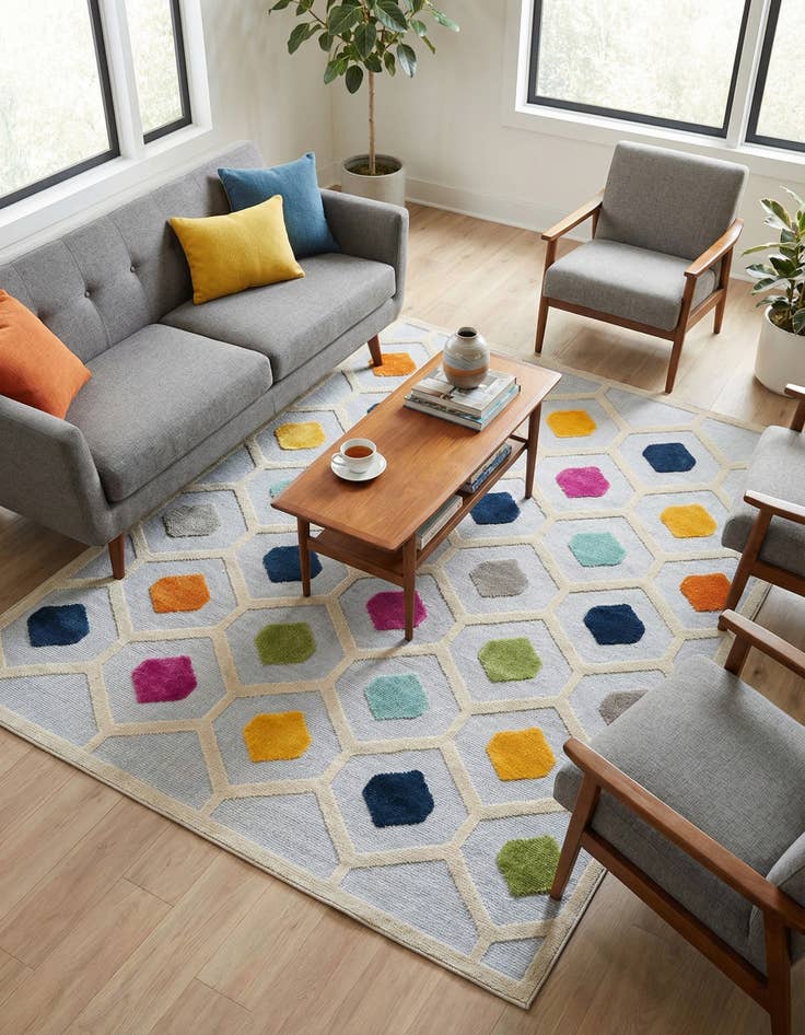 Detail image of 6' x 9' Easy-Clean Aruba Indoor / Outdoor Rug
