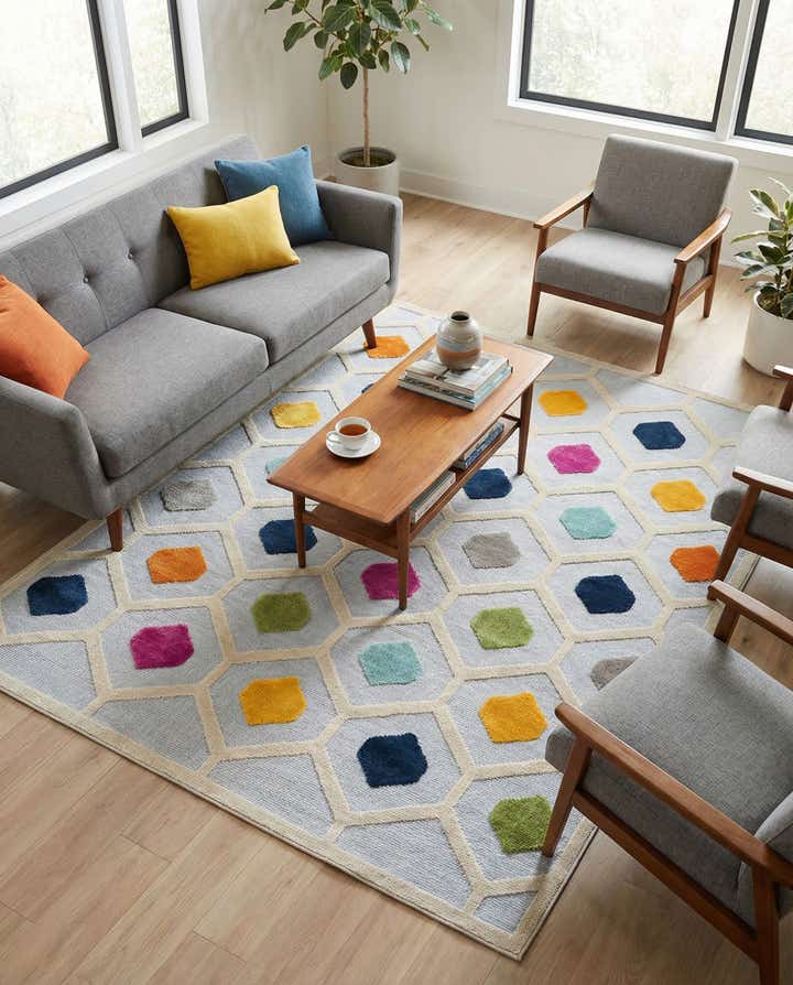 6' x 9' Easy-Clean Aruba Indoor / Outdoor Rug
