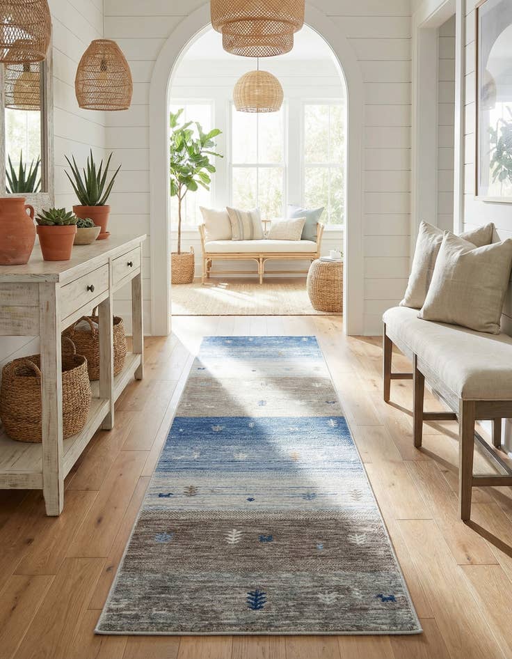 Detail image of 2' 7 x 10' Gabbeh Runner Rug