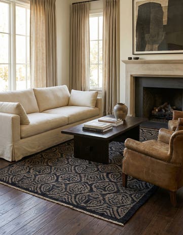 5' 8 x 10' 2 Hand Knotted Darya Wool Rug