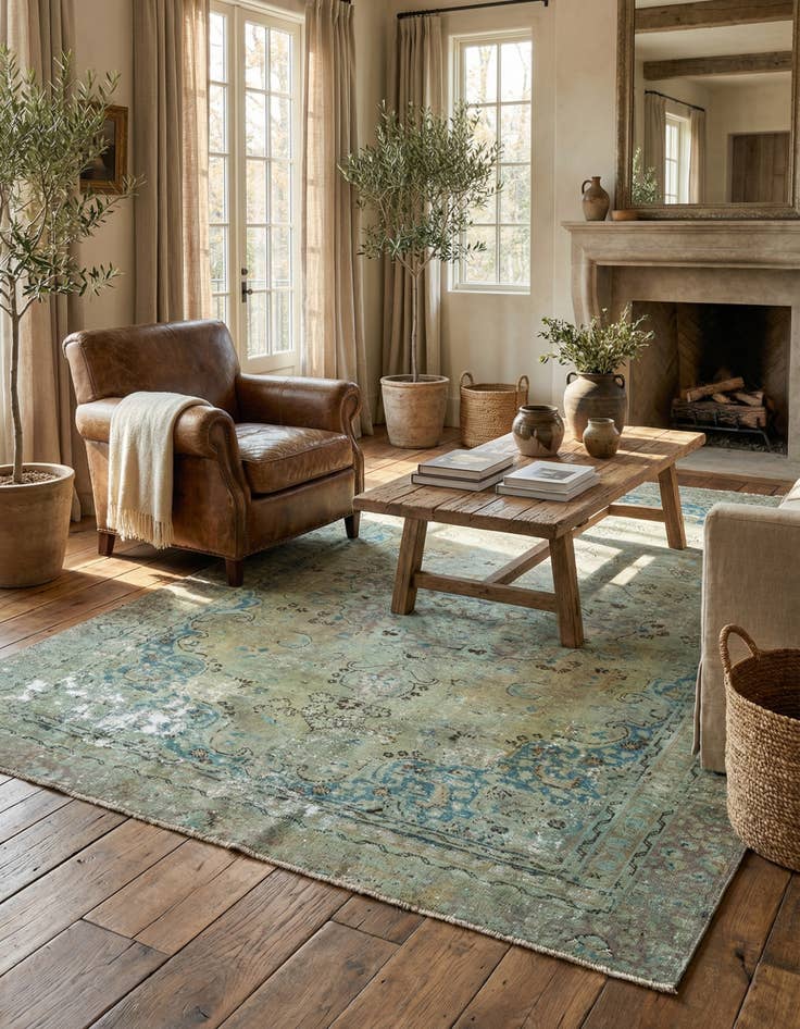 Detail image of 5' 7 x 8' 10 Vintage Rug