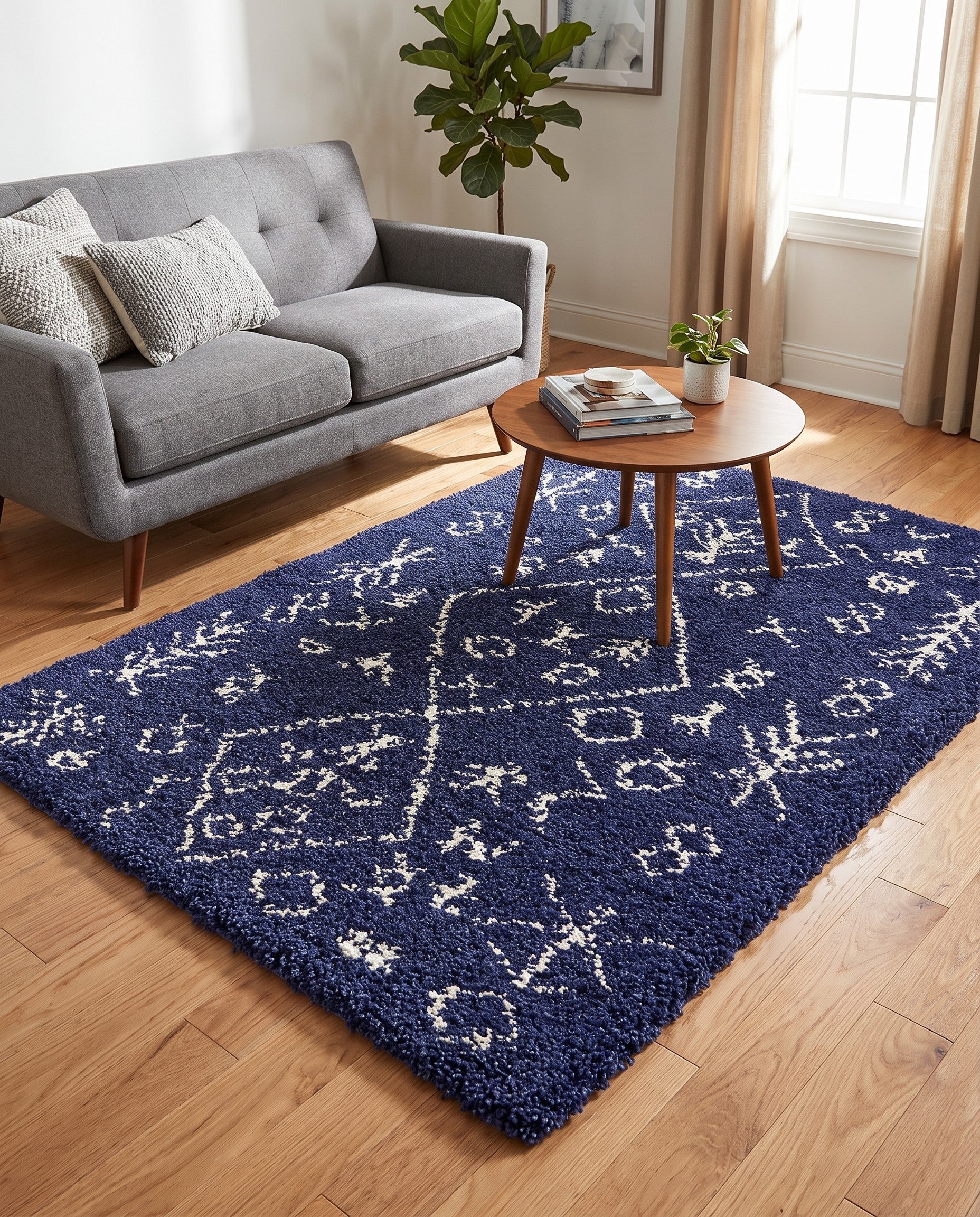 4' x 6' Moroccan Shag Rug