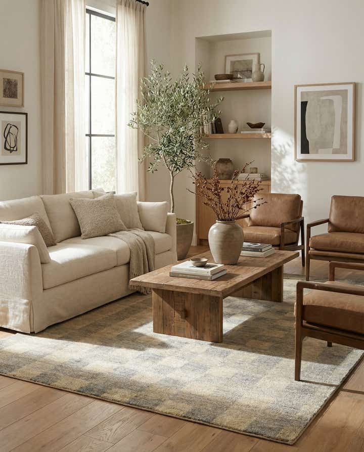 4' 7 x 6' 4 Juma Wool Rug