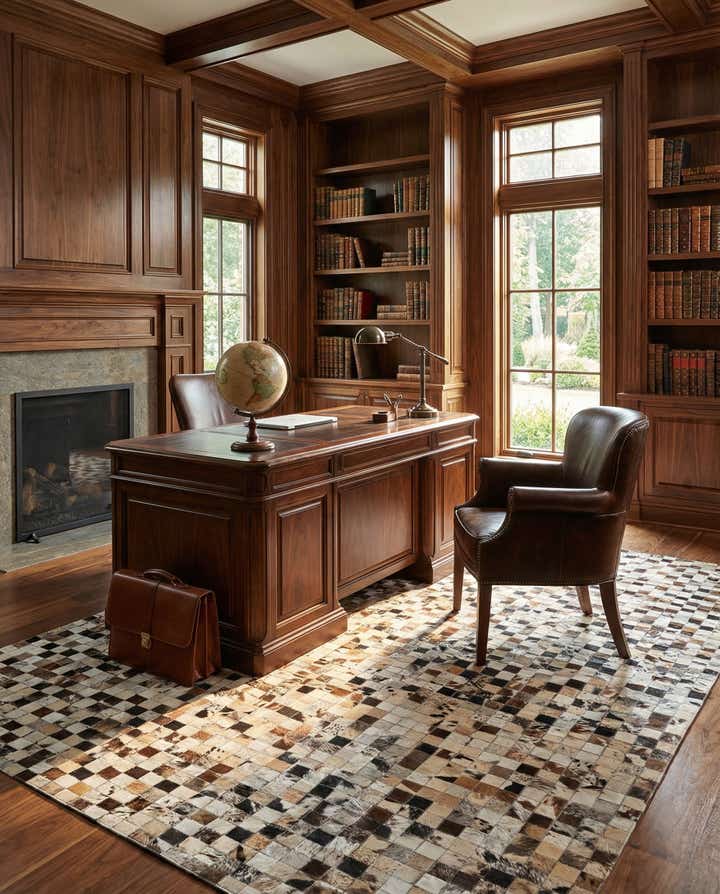 5' x 8' Cowhide Rug