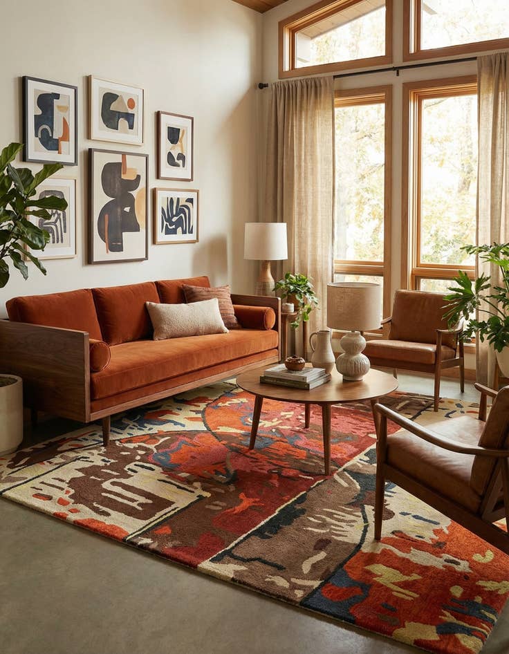 Detail image of 5' 4 x 7' 6 Luna Rug