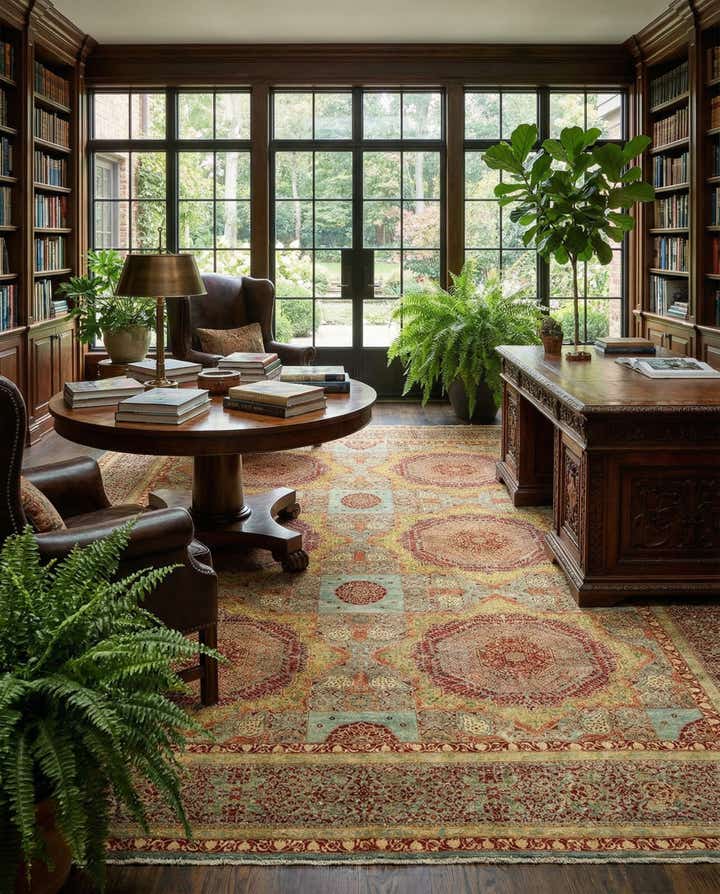 12' 3 x 15' 8 Amina Wool Rug