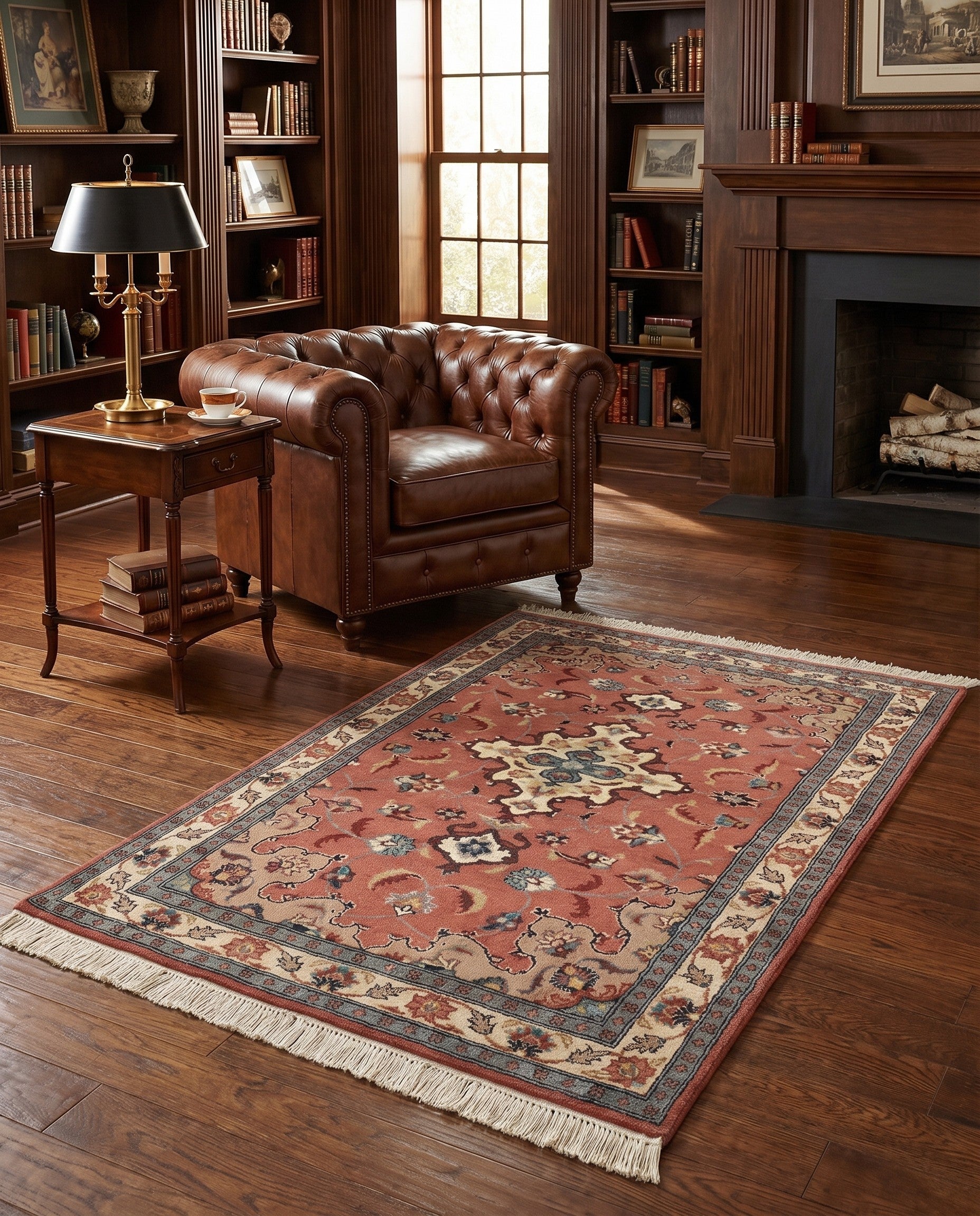 3' 2 x 5' 2 Hand Knotted Lahour Wool Rug