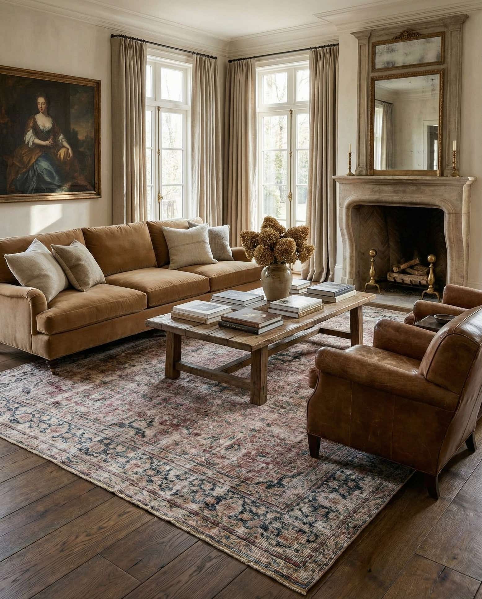 9' 3 x 12' 7 Hand Knotted Ultra Vintage Persian Wool Rug