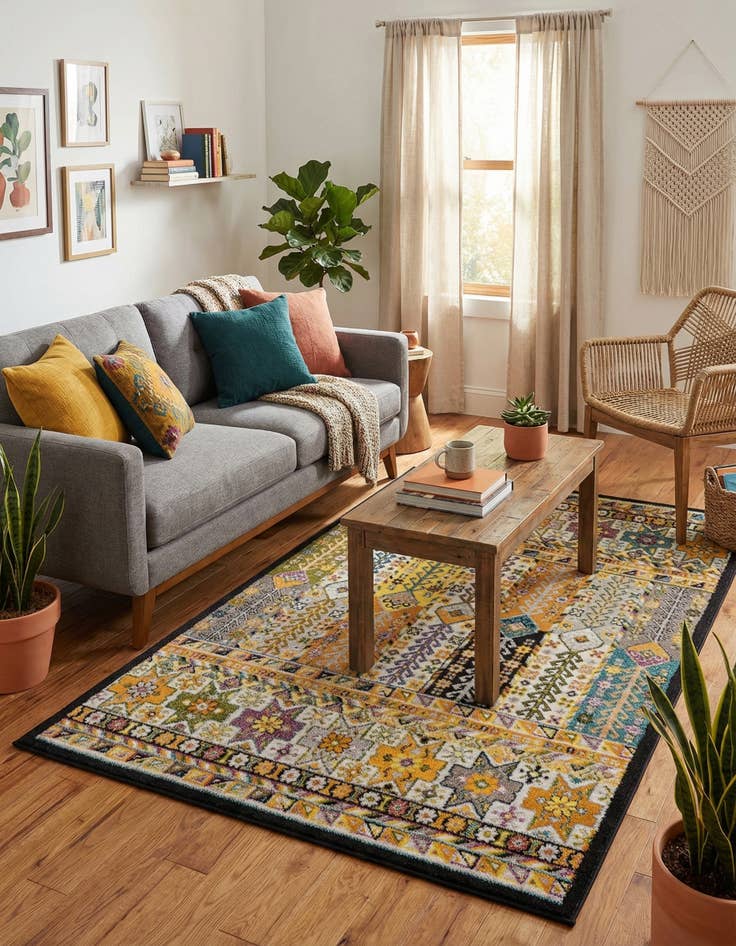 Detail image of 5' 3 x 8' Carrington Rug