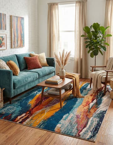 9' x 12' Washable Haerfest Rug