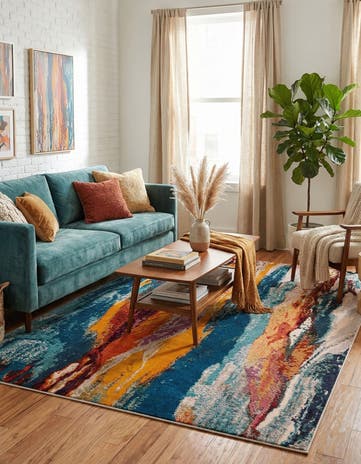 9' x 12' Washable Haerfest Rug