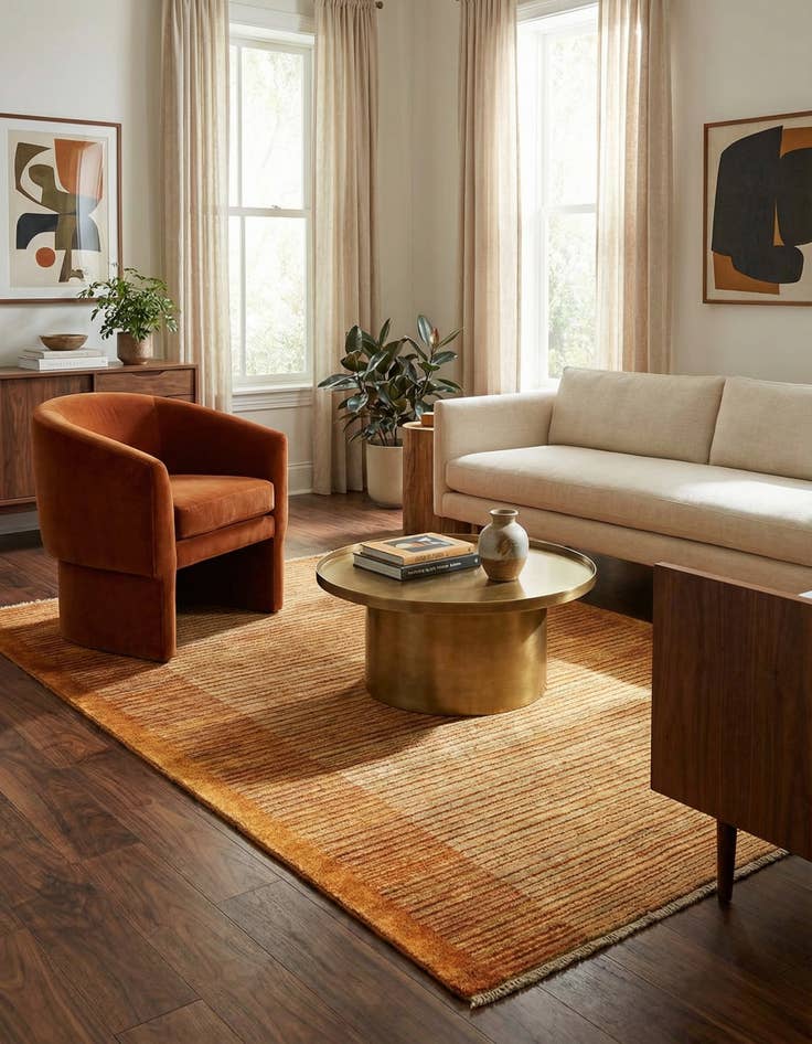 Detail image of  4' 6 x 6' 7 Juma Wool Rug