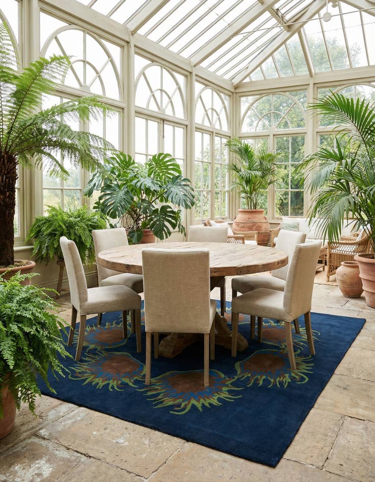 Detail image of 7' 6 x 7' 7 Luna Square Rug