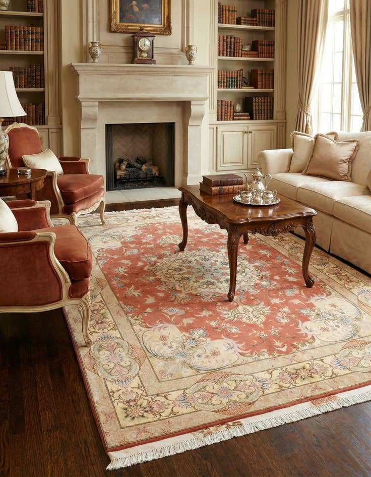 Detail image of 4' 10 x 7' 1 Tabriz Rug