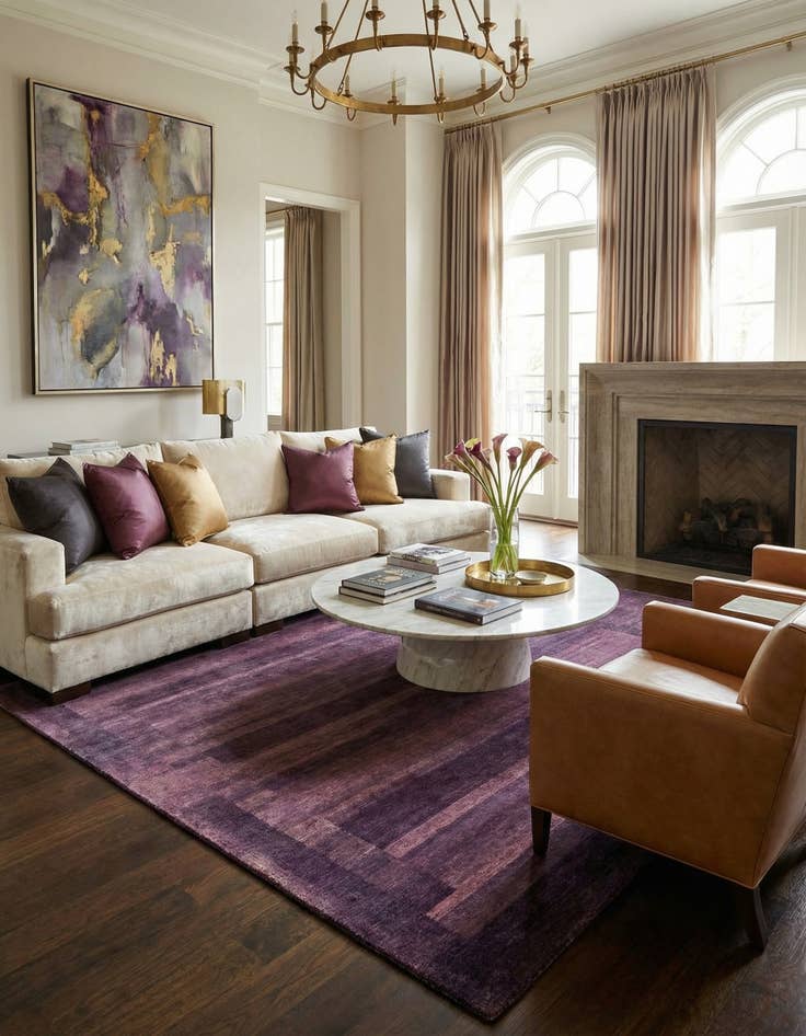 Detail image of  8' 5 x 11' 9 Juma Wool Rug