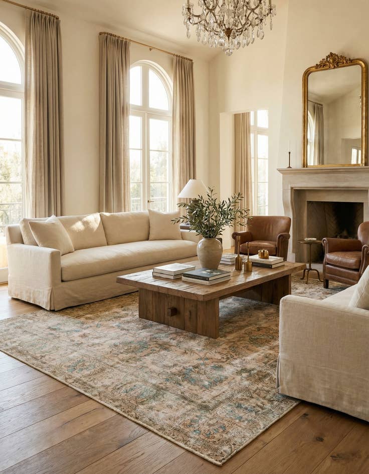 Detail image of 9' x 12' 10  Hand Knotted Ultra Vintage Persian Wool Rug