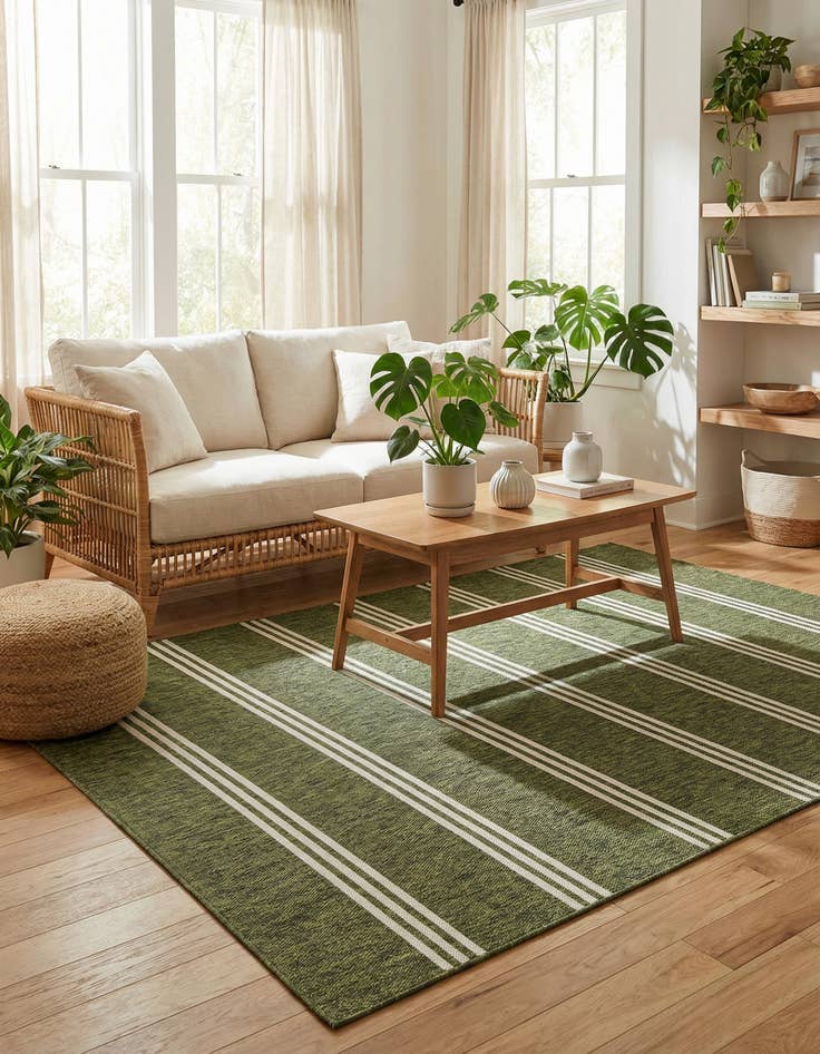 Detail image of 7' x 10'  Washable Jill Zarin Anguilla Indoor / Outdoor Rug