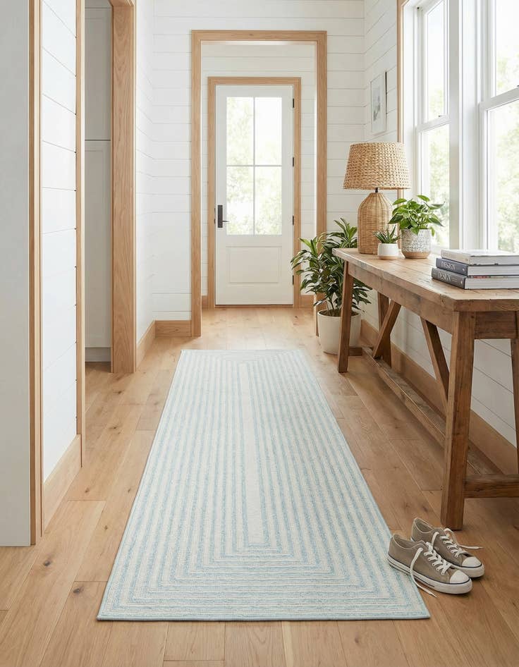 Detail image of 2' 7 x 10'  Washable Sabrina Soto Indoor / Outdoor Runner Rug