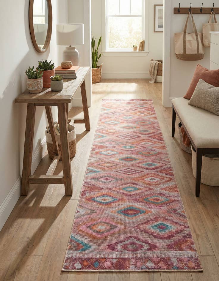 Detail image of 2' 7 x 14'  Washable Sisu Runner Rug