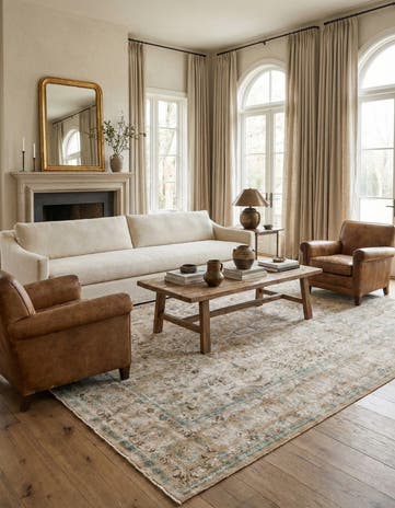 8' 2 x 10' 8 Hand Knotted Ultra Vintage Persian Wool Rug