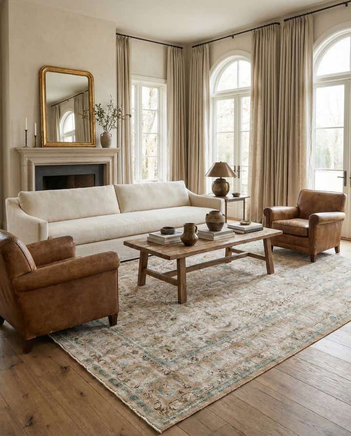 8' 2 x 10' 8 Hand Knotted Ultra Vintage Persian Wool Rug