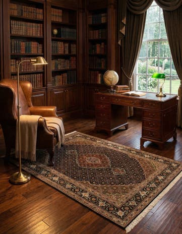 3' 6 x 5' 1 Tabriz Mahi Rug