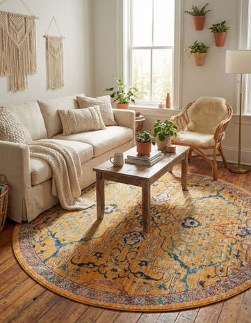 7' 10 x 7' 10 Lola Round Rug
