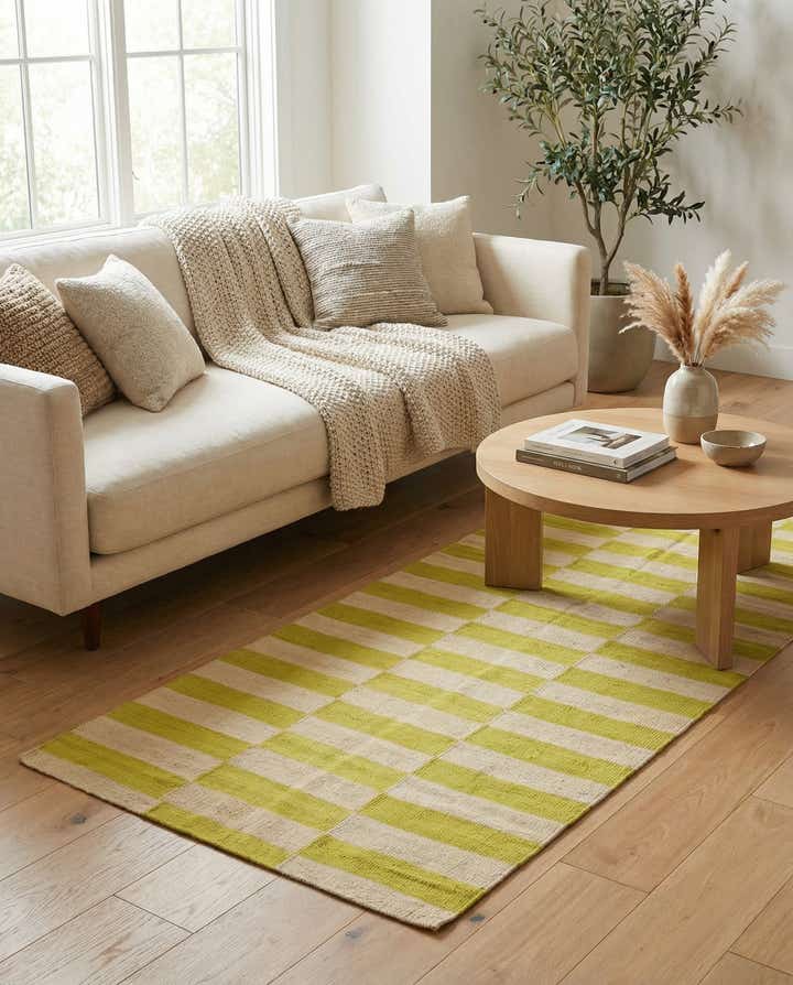 2' 7 x 6' 9 Hand Woven Kilim Modern Wool Runner Rug