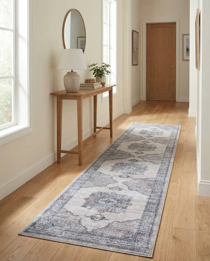 Detail image of 2' 7 x 13' Washable Mangata Runner Rug