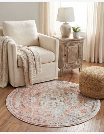 3' x 3' Madeline Vintage Round Rug