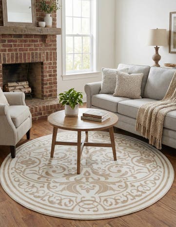 6' x 6' Hermitage Round Rug