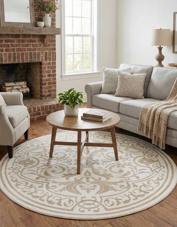 6' x 6' Hermitage Round Rug